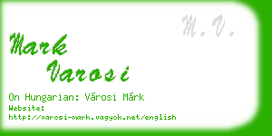 mark varosi business card